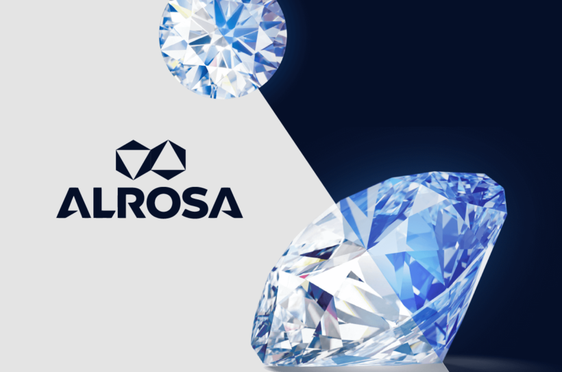 kim cương alrosa logo