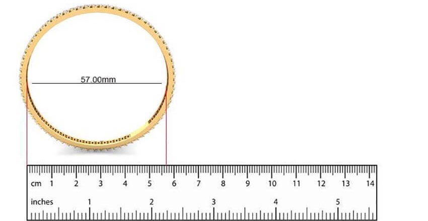 Cách đo size nhẫn và vòng tay bằng đường kính vòng có sẵn