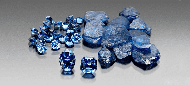 đá sapphire xanh lam