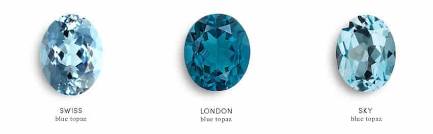 Đá Topaz xanh dương London