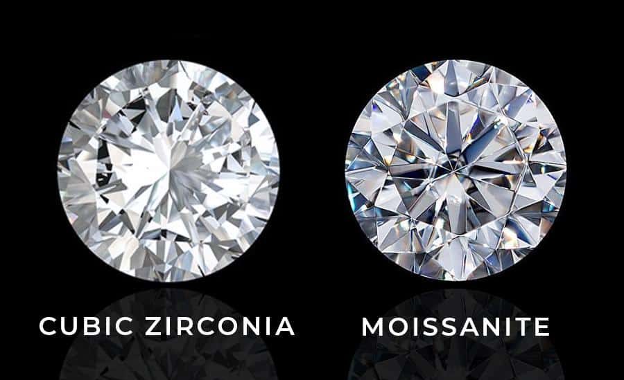 So sánh kim cương Moissanite và đá CZ