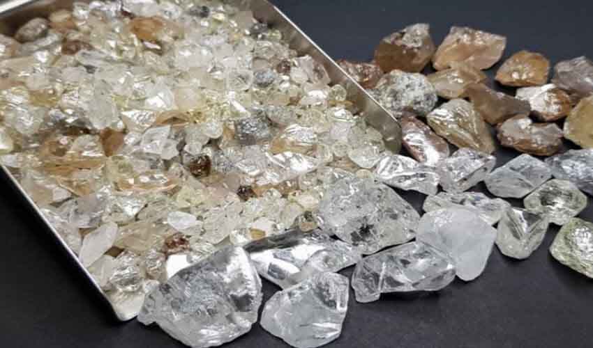Mỏ kim cương số lượng kim cương được khai thác