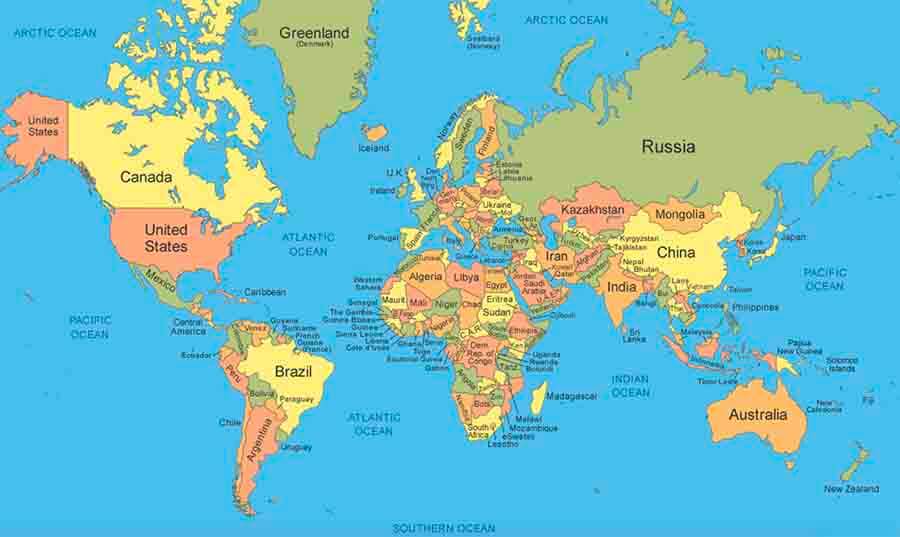 Bản đồ thế giới là gì