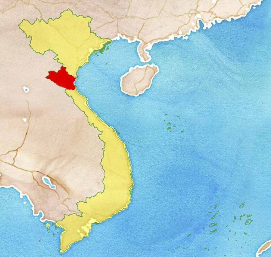 Bản đồ Nghệ An, Nghệ An trên bản đồ Việt Nam