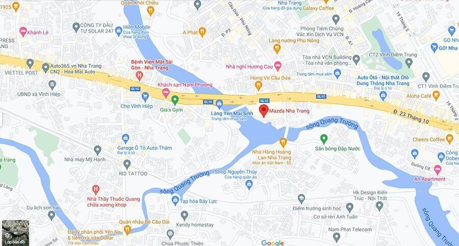 Bản đồ Nha Trang, Bản đồ giao thông Nha Trang trực tuyến