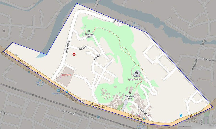 Bản đồ Nha Trang: phường Phương Sơn