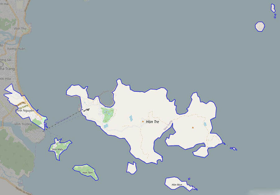 Bản đồ Nha Trang: phường Vĩnh Nguyên