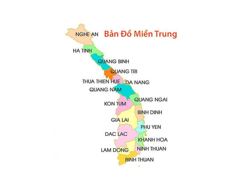 Bản đồ miền Trung