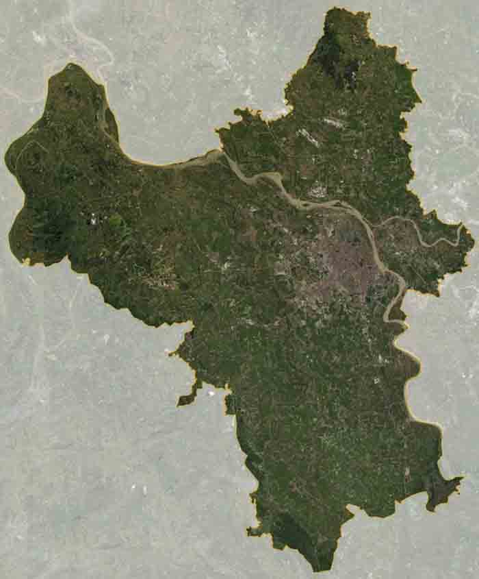 Bản đồ Hà Nội, vị trí địa lý Hà Nội