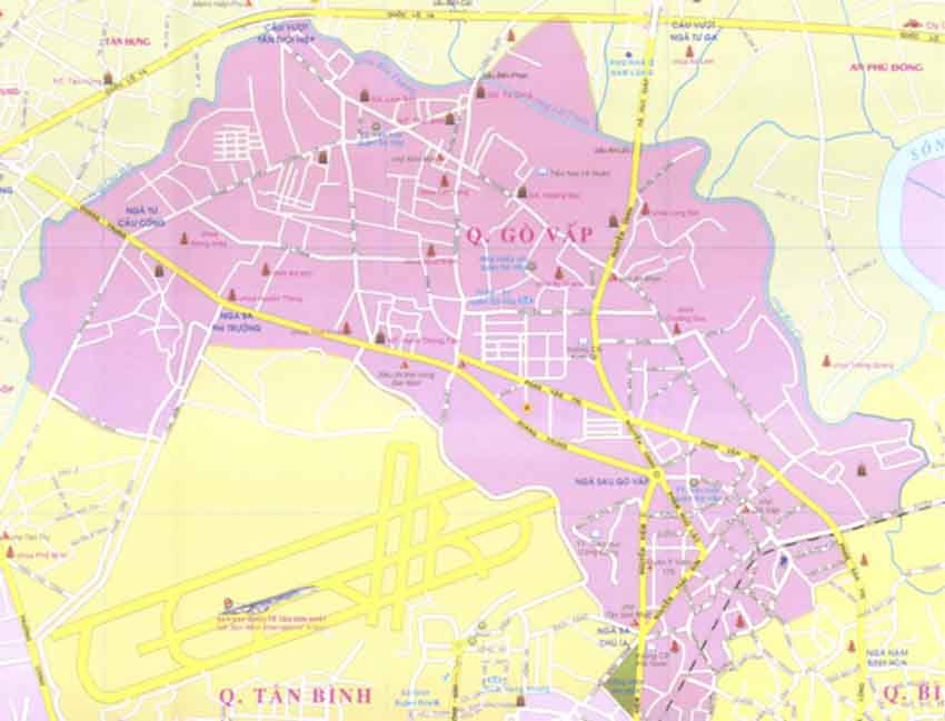 Bản đồ Hồ Chí Minh: Quận Gò Vấp