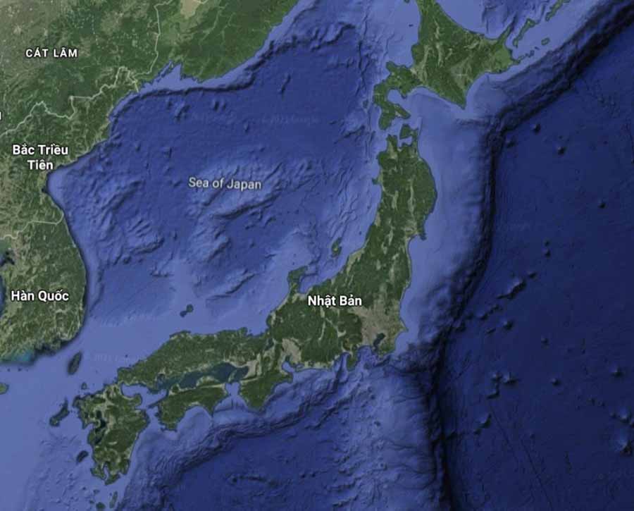 Bản đồ Nhật Bản, địa hình