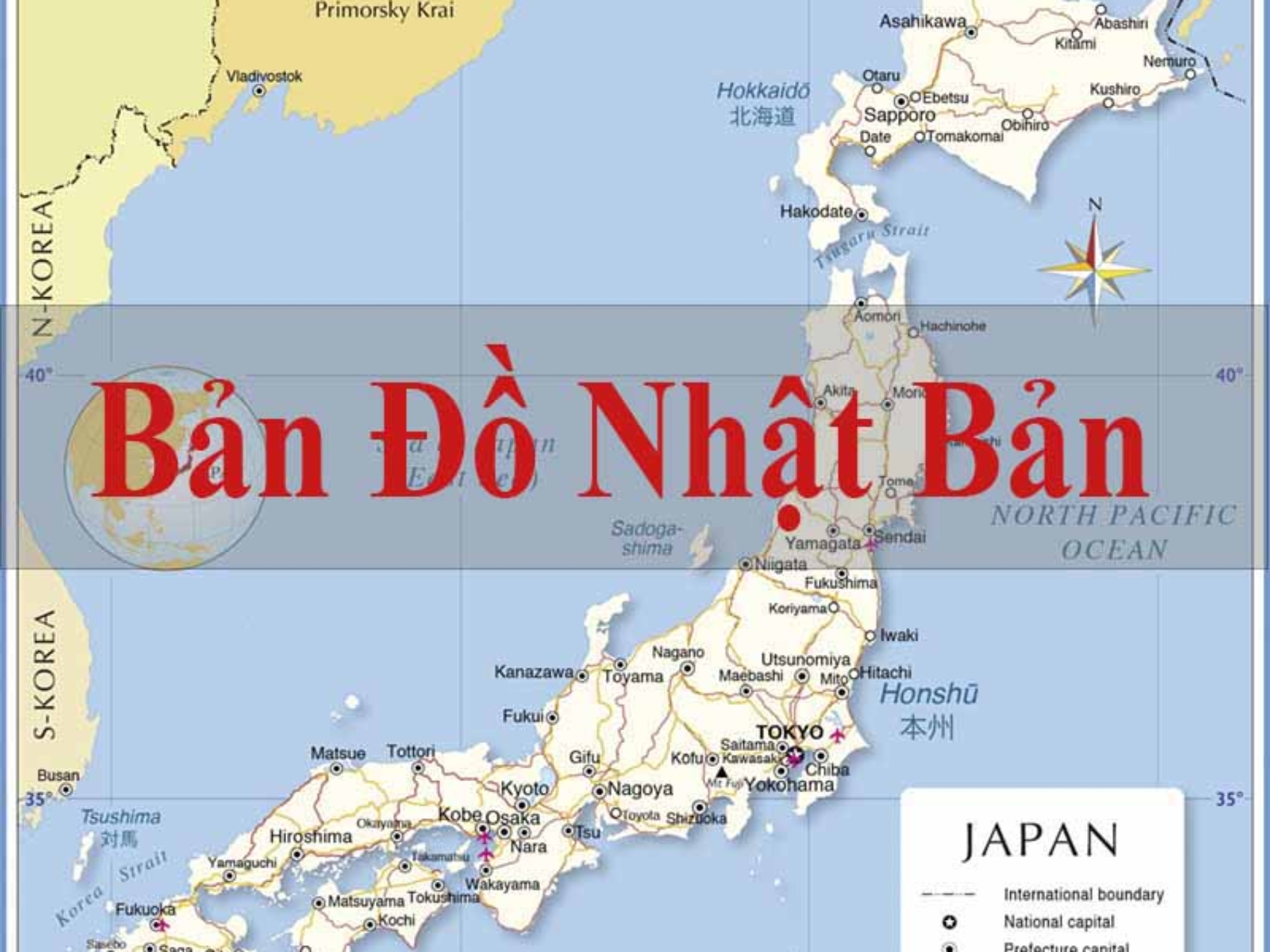 Bản đồ Nhật Bản là gì?