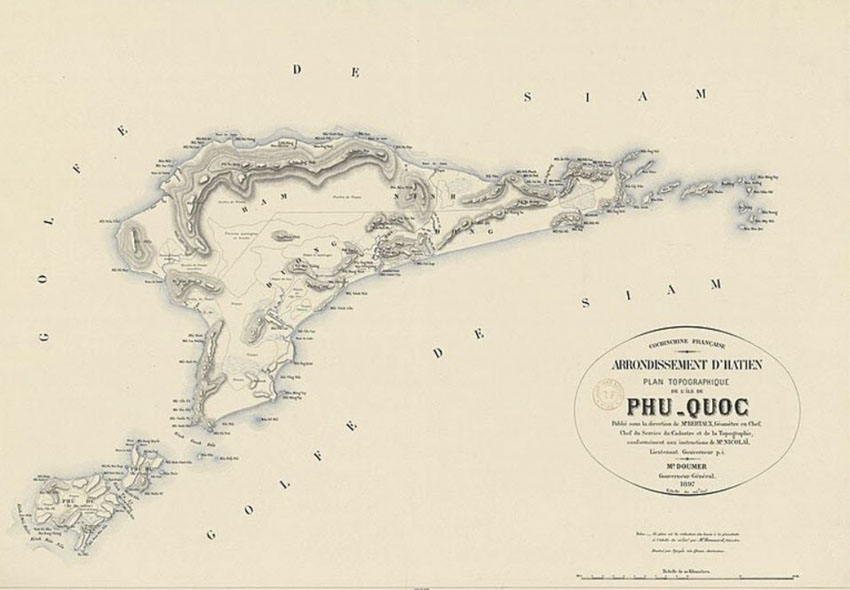 Bản đồ Phú Quốc qua các thời kỳ