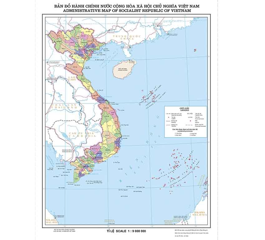 Bản đồ Việt Nam, bản đồ hành chính Việt Nam