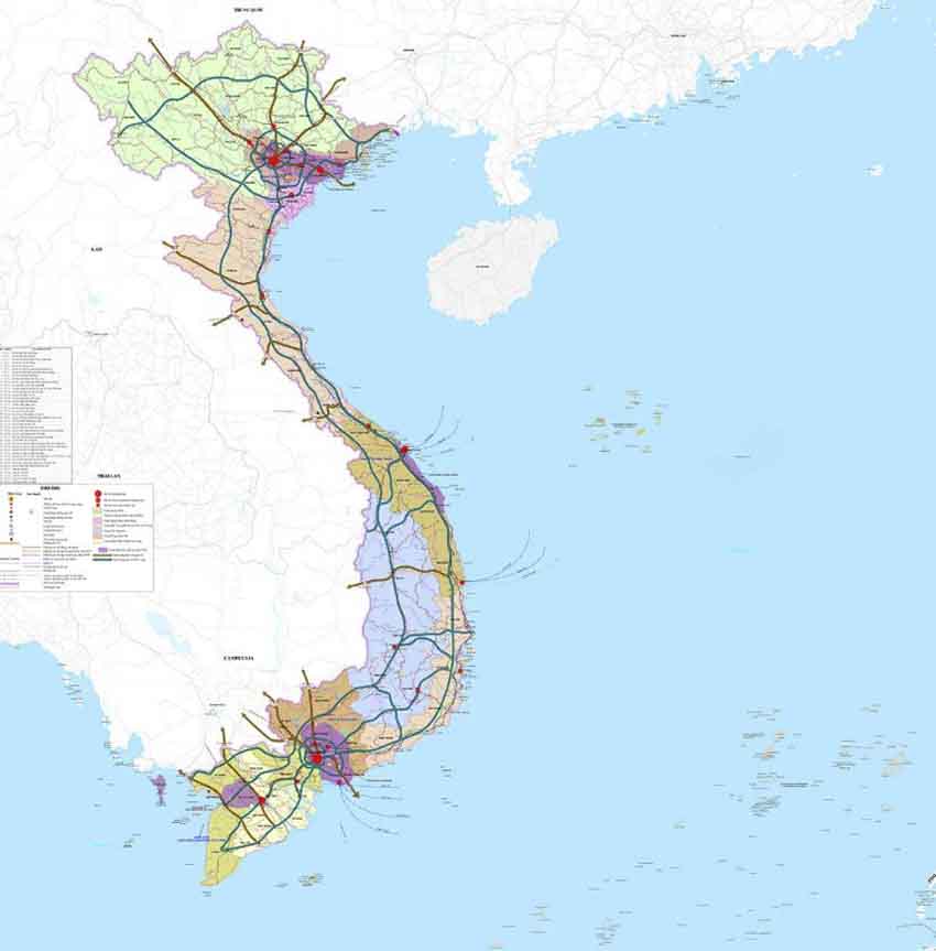 Bản đồ Việt Nam, bản đồ quy hoạch