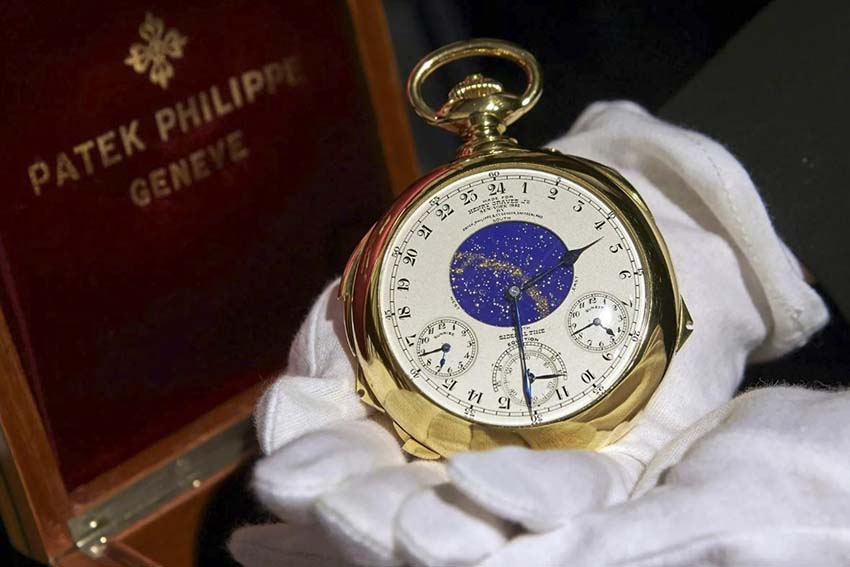 Sản phẩm vàng đắt nhất thế giới, đồng hồ vàng Henry Graves Jr. Supercomplication