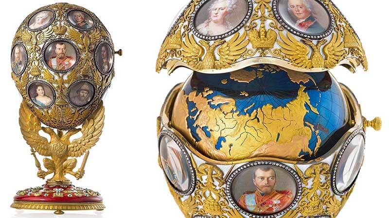 Trứng Faberge Romanov Tercentenary