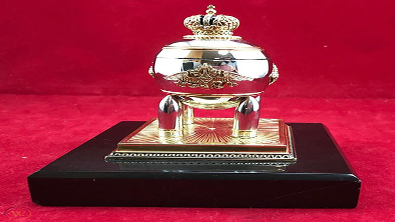 Trứng Faberge Steel Military