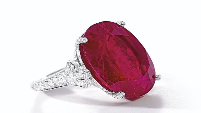 Ruby đắt nhất, Nhẫn hồng ngọc Cartier