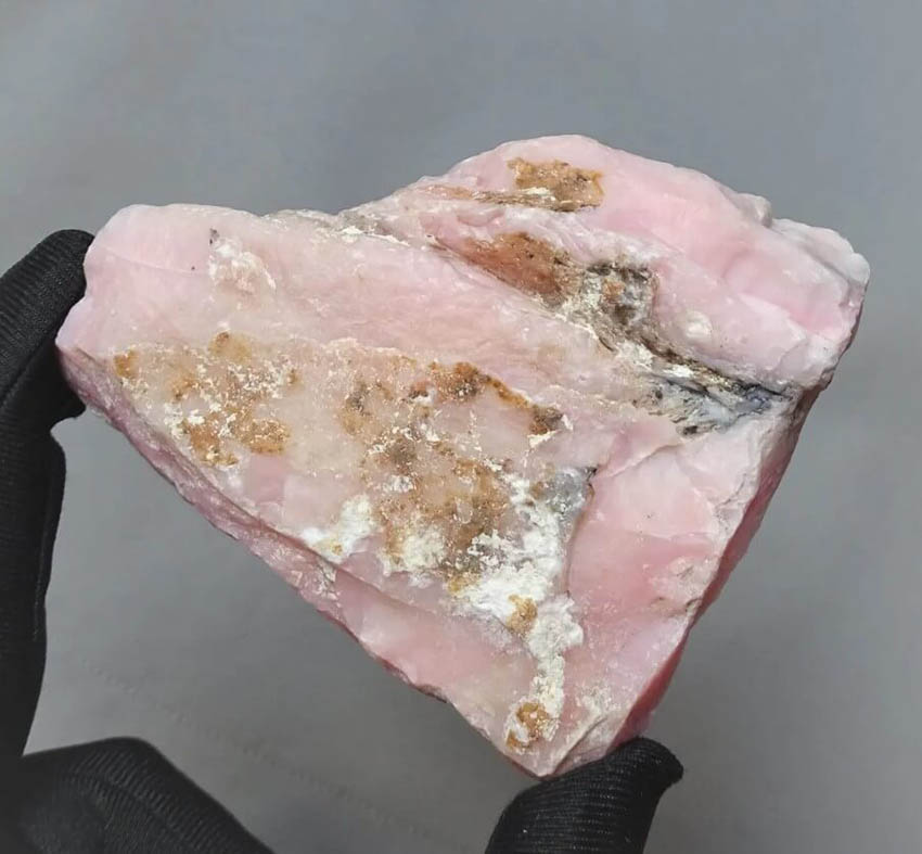 Giác cắt đá Opal hồng