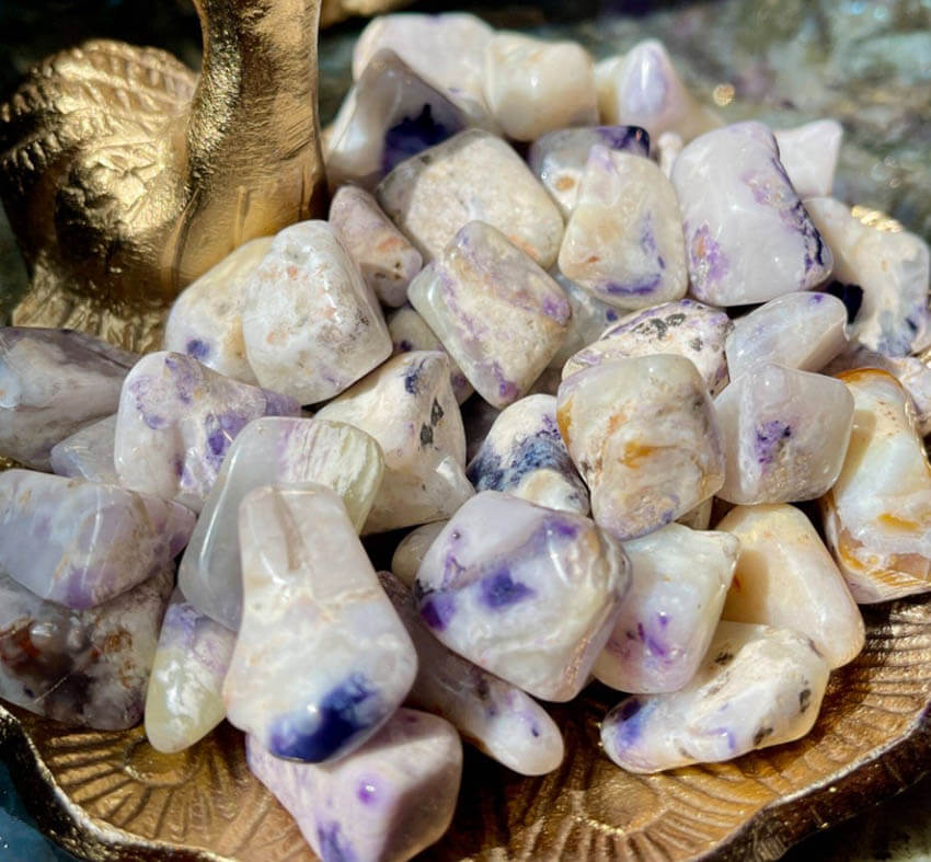 Các loại đá kết hợp cùng đá Opal tím