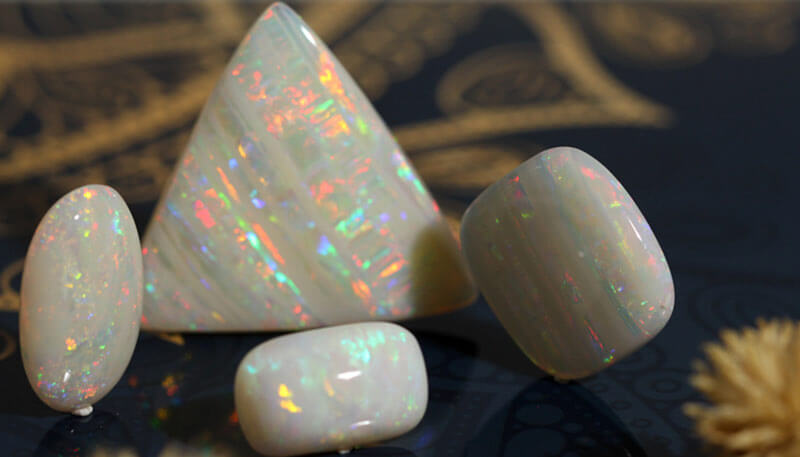 Giác cắt đá Opal trắng