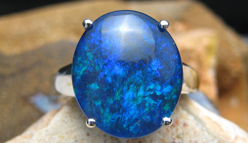 Trọng lượng đá Opal xanh lam