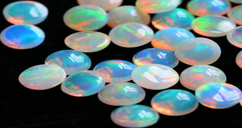 Màu sắc đá Water Opal