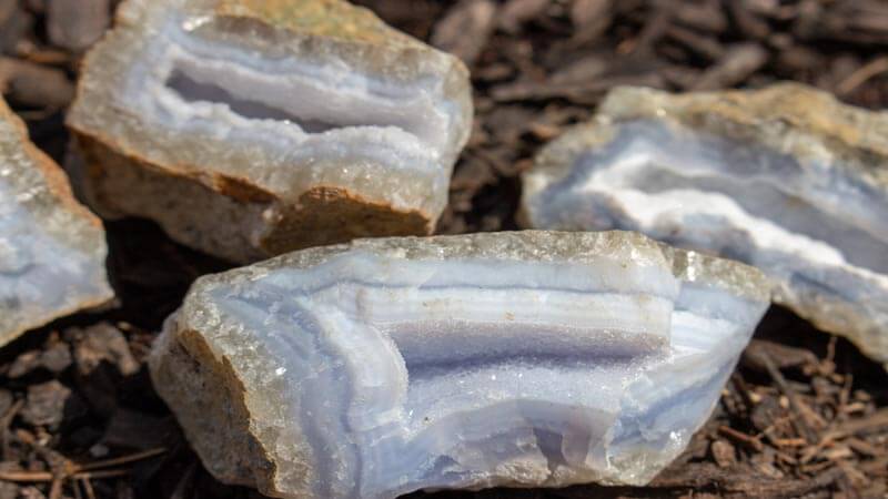 Lịch sử đá Blue Lace Agate